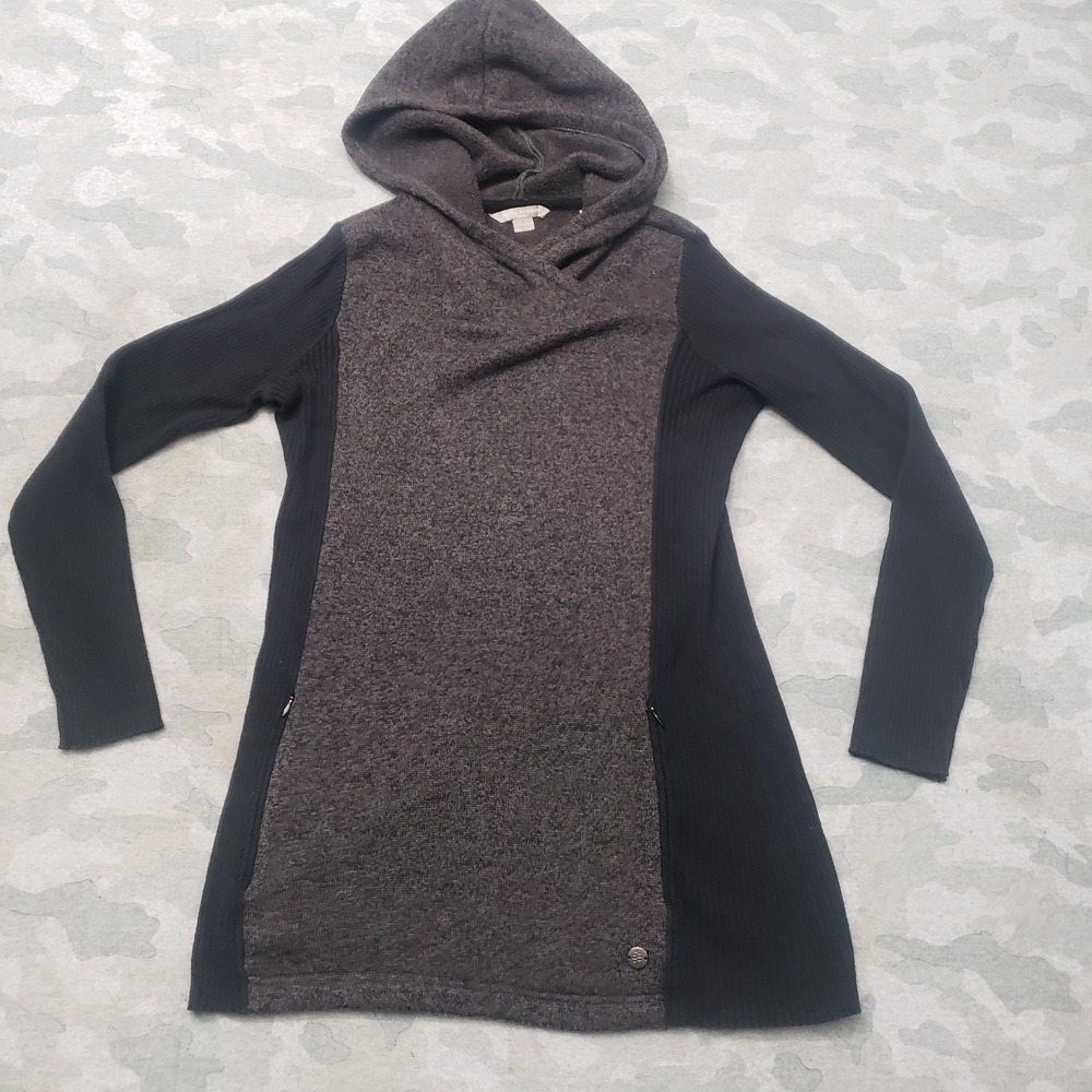 Royal Robbins Sweatshirt Womens Small Gray Hooded Long Sleeve Outdoors